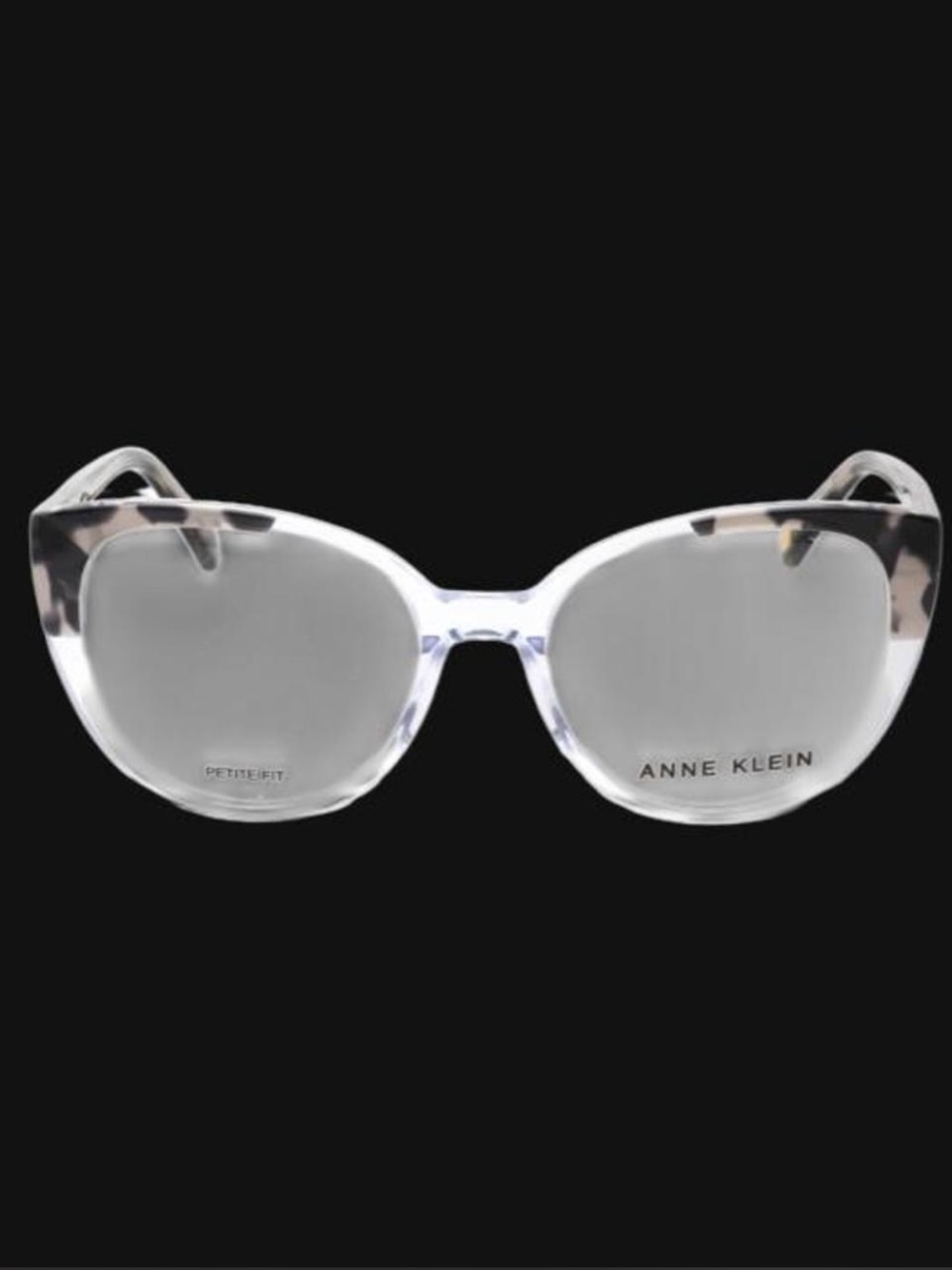 Anne Klein AK5092 eyeglasses in a grey crystal cat-eye design